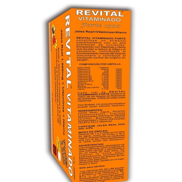REVITAL VITAMINADO FORTE 20 AMPOLLAS