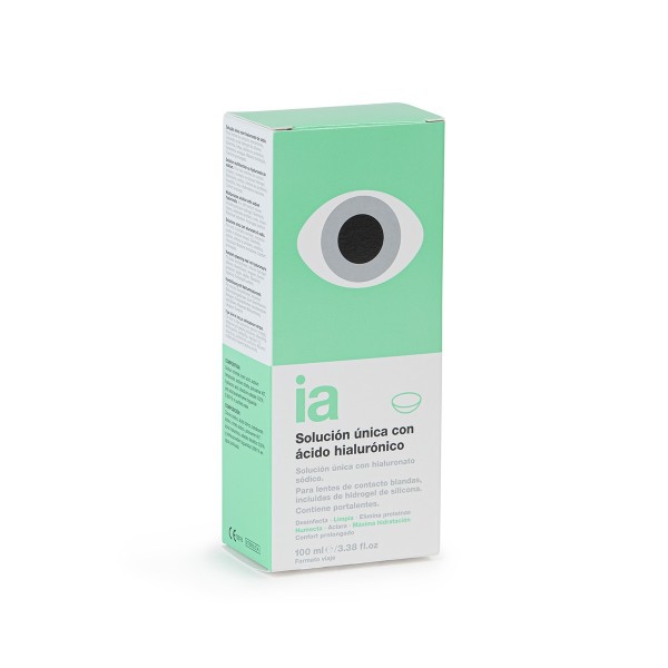 Solución única lentillas ácido...