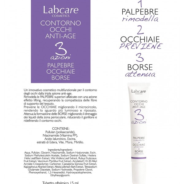 Labcare Contorno de Ojos 3 Acciones 15ml