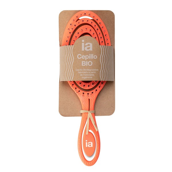 Cepillo desenredante naranja