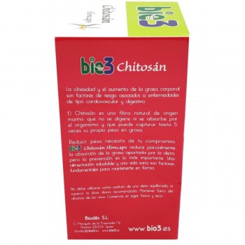 BIE3 CHITOSAN SLIMPCAPS 500 MG 80 CAPSULAS